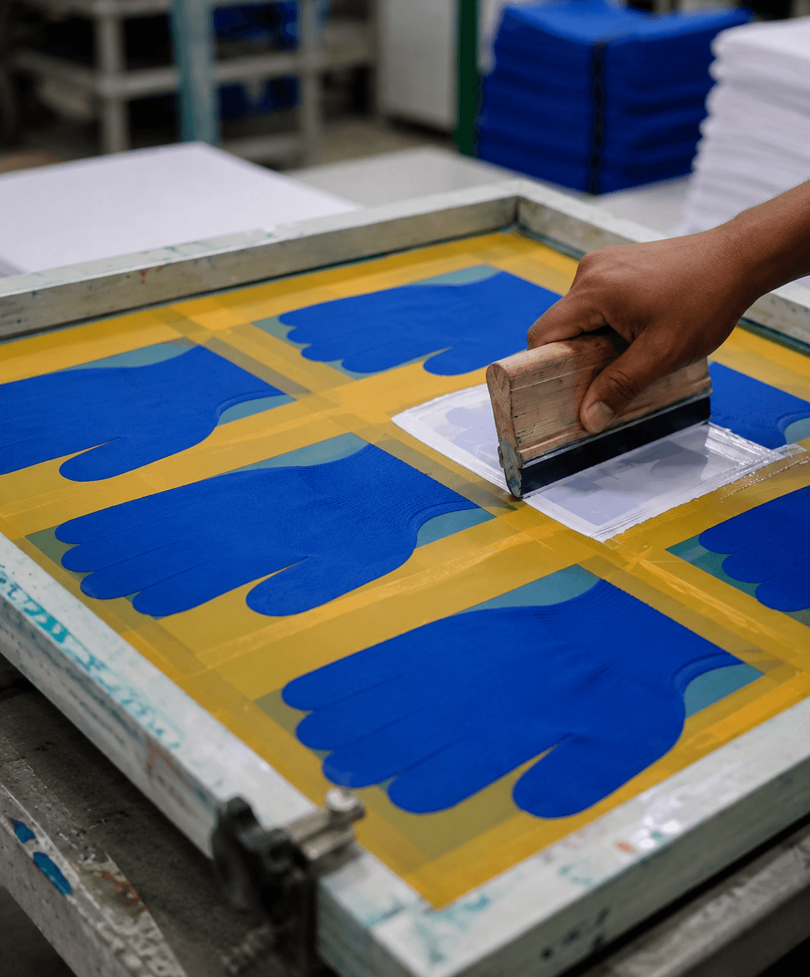 Material preparation at Uswa Sports Sialkot